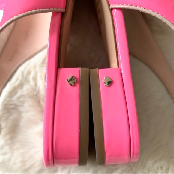 Kate Spade Pink Antibes Slingback Patent Flats - Picture 6 of 9